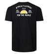 Thumbnail Black T-shirt back view with large Taco Tuesday graphic.